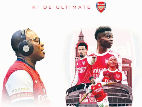 FUJI LEGEND, KWAM-1 DROPS NEW SINGLE TO MARK ARSENAL’S PREMIER LEAGUE TRIUMPH