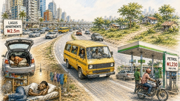 HIGH TRANSPORT AND HOUSING COSTS DRIVES NIGERIANS TO SLEEP IN CARS, OFFICES, SHOPS